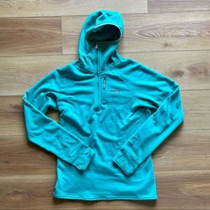 Patagonia Capilene Teal Pullover Hoodie